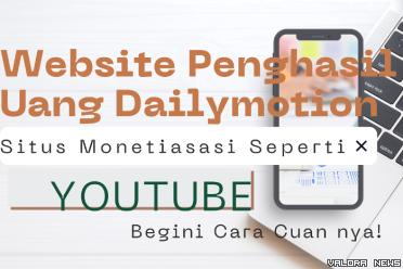 Ilustrasi Aplikasi Penghasil Uang Dailymotion (foto: Canva)