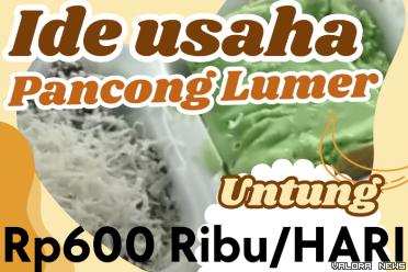 Ilustrasi Ide Usaha dengan Bisnis Jualan Pancong Lumer (foto: Youtube Ortega Laka-Laka/Canva)
