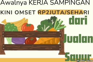 Ilustrasi Ide Bisnis berupa Usaha Jualan Sayur (foto: Canva)
