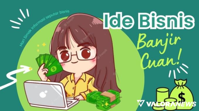 Ilustrasi ide bisnis modal sedikit untung selangit. (Foto: Canva/Pinterest)