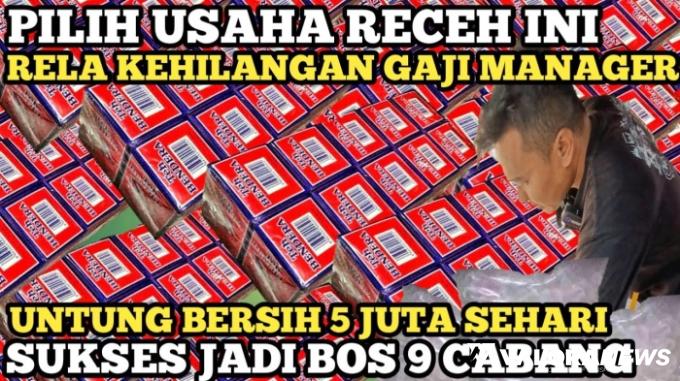 Ilustrasi kisah sukses pengusaha asal Tebet jualan minuman. (Foto: kanal Youtube Chrisbo Makanmakan)