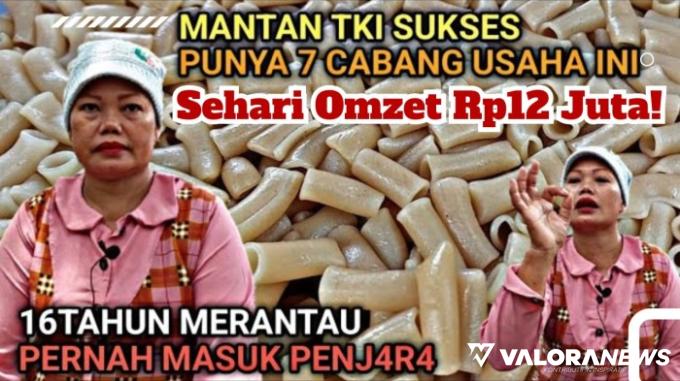 Ilustrasi kisah sukses pedagang makaroni telur udek asal Jawa Timur. (Foto: kanal Youtube Indorasa 28)
