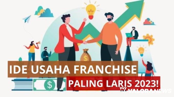 Ilustrasi ide usaha franchise paling laris 2023. (Foto: Canva/Pinterest)