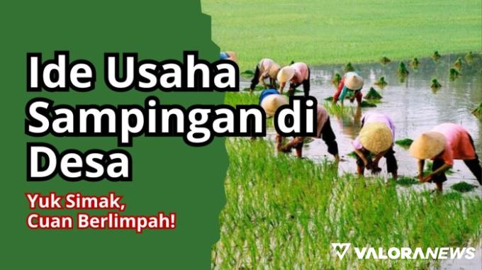 Ilustrasi ide usaha sampingan di desa cuan setiap hari. (Foto: Canva/Pinterest)