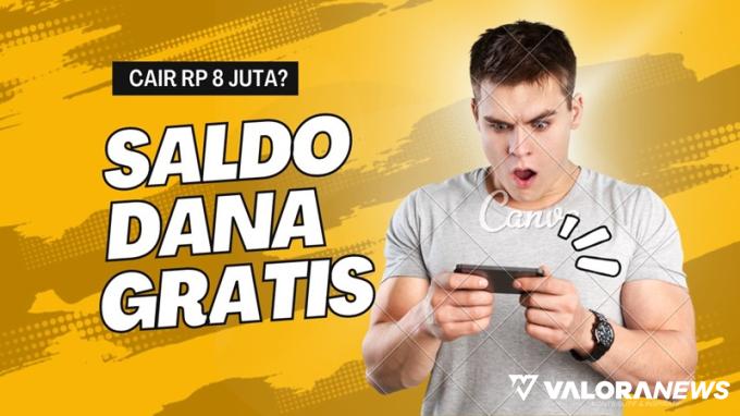 Ilustrasi saldo DANA gratis. (Foto: Canva)