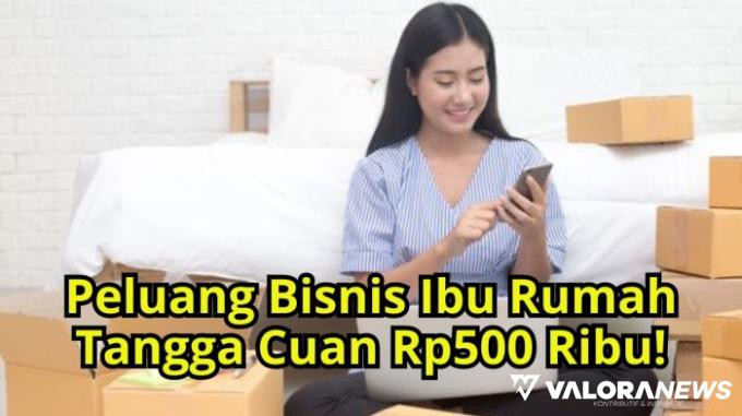 Ilustrasi ide bisnis rumahan bagi ibu rumah tangga. (Foto: Canva/Pinterest)