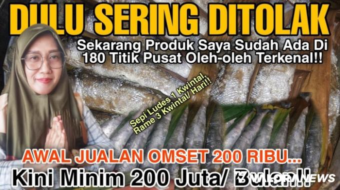 Ilustrasi kisah sukses pengusaha bandeng asal Semarang. (Foto: kanal Youtube Rajarasa Channel)