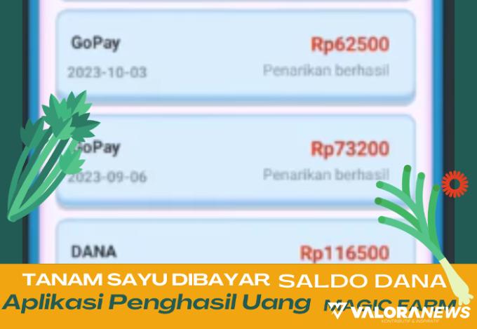 Ilustrasi Aplikasi Penghasil Uang Magic Farm (foto: Youtuber Jadi Berkah/Canva)