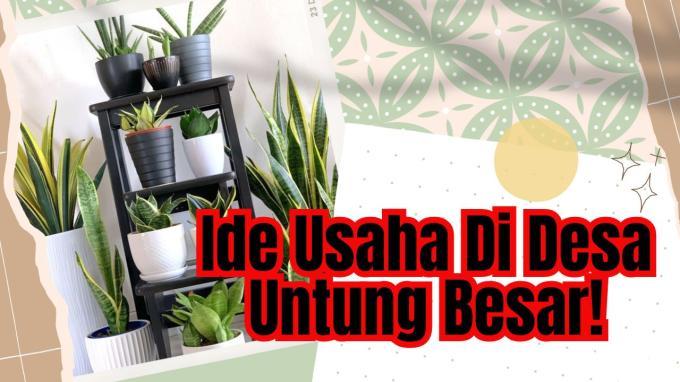 Ilustrasi ide usaha pertanian di daerah pedesaan. (Foto: Canva/Pinterest)