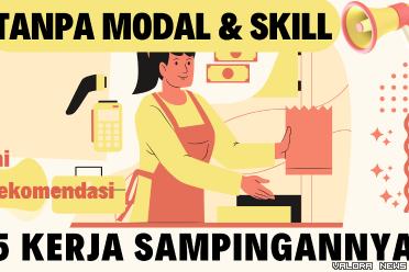 Ilustrasi Kerja Sampingan tanpa modal dan skill (foto: Canva)