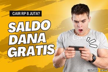 Ilustrasi saldo DANA gratis. (Foto: Canva)