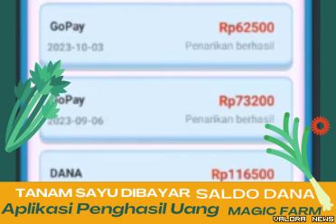 Ilustrasi Aplikasi Penghasil Uang Magic Farm (foto: Youtuber Jadi Berkah/Canva)