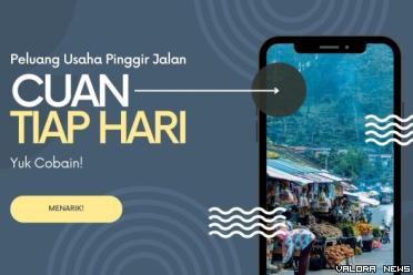 Ilustrasi ide usaha paling cuan di pinggir jalan. (Foto: Canva/Pinterest)