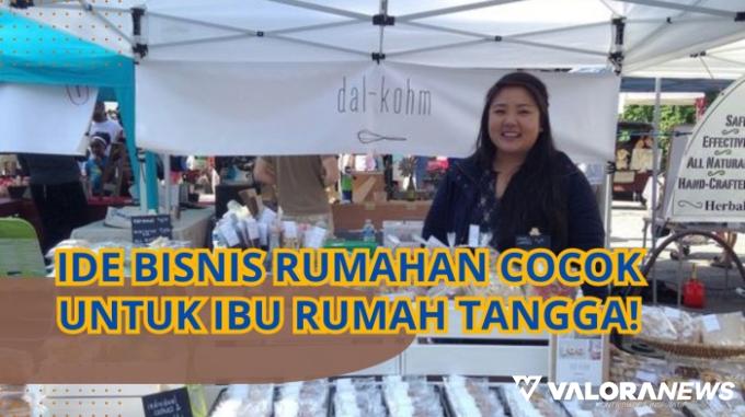 Ilustrasi ide bisnis rumahan bagi ibu rumah tangga. (Foto: Canva/Pinterest)