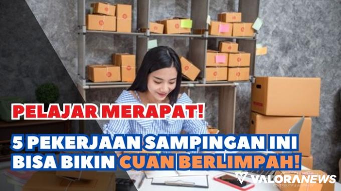 Ilustrasi ide kerja sampingan pelajar dan mahasiswa 2024. (Foto: Canva/Pinterest)