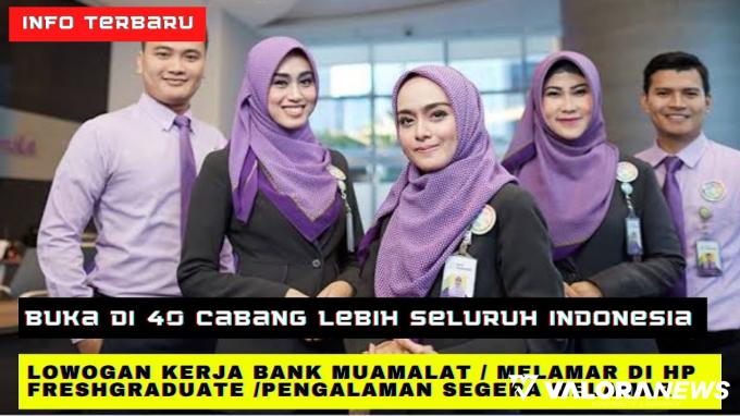Ilustrasi pegawai Bank Muamalat.