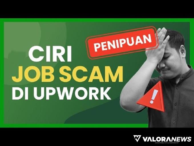 Ilustrasi lowongan kerja freelance bodong.