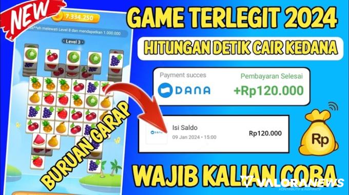 Ilustrasi aplikasi penghasil DANA gratis 2024 terlegit. (Foto: kanal Youtube Riswan Frans TV)