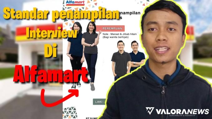 Ilustrasi kerja di Alfamart. (YouTube)