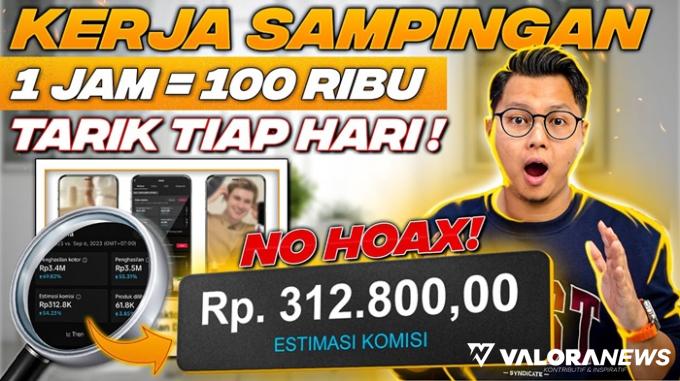 Ilustrasi Kerja Sampingan melalui platform TikTok 2024. (Foto: kanal Youtube Hendra Setyo)