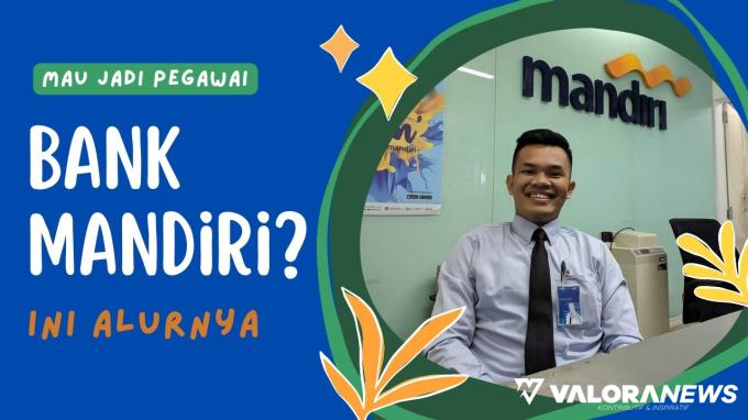 Ilustrasi pegawai Bank Mandiri.