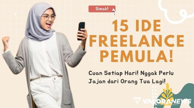 Ilustrasi ide freelance paling menjanjikan bagi pemula di tahun 2024. (Foto: Canva/Pinterest)