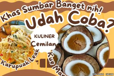 Ilustrasi Wisata Kuliner khas Sumbar (foto: Canva)