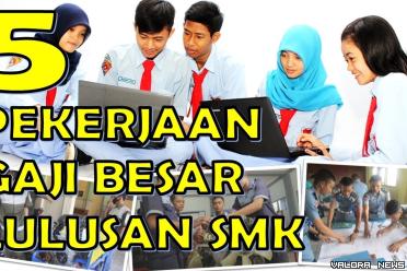 Ilustrasi pekerjaan untuk lulusan SMK.