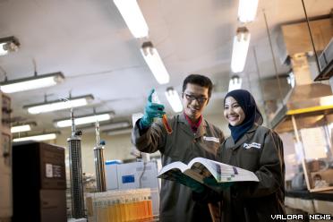 Ilustrasi karyawan Pertamina