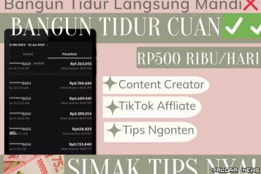 Ilustrasi Trik Jadi Content Creator dan Tips Ngonten TikTok Affiliate (foto: Canva)