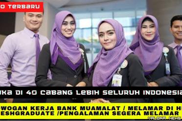 Ilustrasi pegawai Bank Muamalat.
