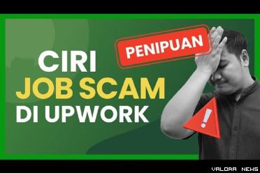 Ilustrasi lowongan kerja freelance bodong.