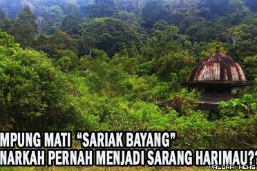 Sejarah kampung mati di Sariak Bayang, Kabupaten Solok. (Foto: YouTube)