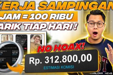 Ilustrasi Kerja Sampingan melalui platform TikTok 2024. (Foto: kanal Youtube Hendra Setyo)