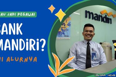Ilustrasi pegawai Bank Mandiri.