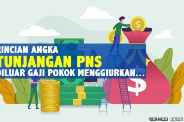 Ilustrasi tunjangan PNS. (Foto: YouTube KompasTV)
