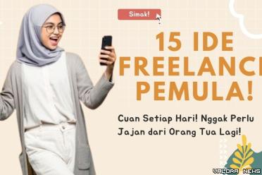 Ilustrasi ide freelance paling menjanjikan bagi pemula di tahun 2024. (Foto: Canva/Pinterest)