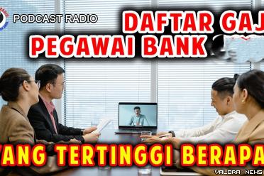 Ilustrasi gaji pegawai Bank.