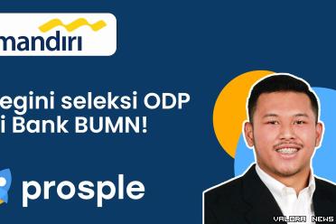 Ilustrasi kerja di Bank Mandiri.