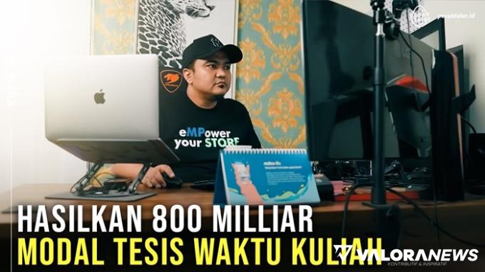 Ilustrasi kisah sukses pebisnis asal Bangkalan. (Foto: kanal Youtube Pecah Telur)