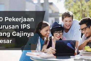 Pekerjaan jurusan IPS.
