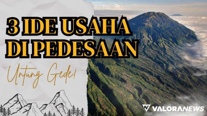 Ilustrasi ide usaha sampingan di desa 2024. (Foto: Canva)