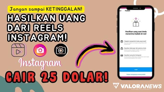 Ilustrasi cara mendapatkan uang dari Instagram. (Foto: Canva)
