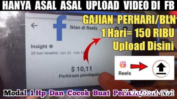 Ilustrasi cara hasilkan uang dari media sosial. (Foto: kanal Youtube Robison Ndruru)