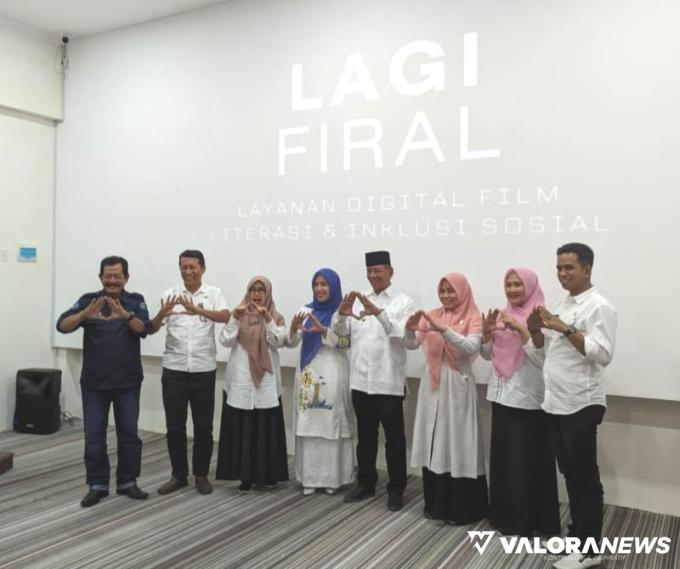 Dinas Perpustakaan dan Kearsipan Pessel, launching Layanan Digital Film Literasi dan Inklusif (LAGI FIRAL), baru - baru ini. FOTO: Dok Diskominfo Pessel