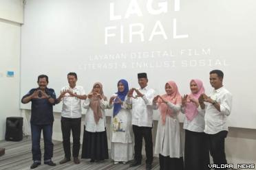 Dinas Perpustakaan dan Kearsipan Pessel, launching Layanan Digital Film Literasi dan Inklusif (LAGI FIRAL), baru - baru ini. FOTO: Dok Diskominfo Pessel
