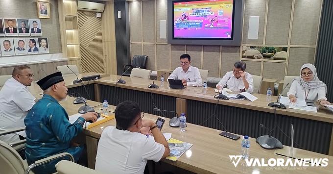 Gubernur Sumbar, Mahyeldi bersama Andre Rosiade (anggota DPR RI) bedialog dengan Dirjen Bina Marga Kementerian PUPR, Rachman Arief Dienaputra di Jakarta, Selasa. (*)