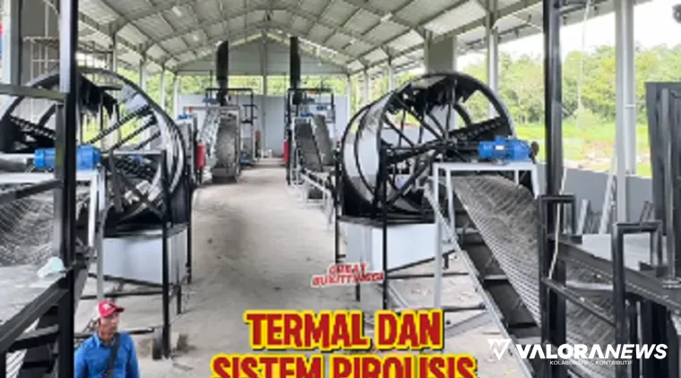 Lokasi gudang incinerator bantuan Pemprov Sumbar untuk Kota Bukittinggi dalam mengatasi produksi sampah warga. (humas)