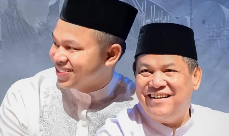 Pasangan Abdul Wahid dan SF Hariyanto yang akan ditetapkan jadi gubernur dan Wagub Riau terpilih oleh KPU Riau, siang ini.