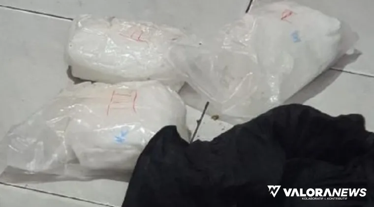 Barang bukti narkoba jenis sabu seberat 3,6 Kg dan 120 pil ekstasi yang berhasil diamankan Tim Opsnal Polsek Siak Hulu, di Perumahan Pandau Kencana Asri, Sabtu (11/1/2025). (humas)